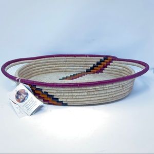 Nawou NWT Handwoven Tray from Uganda